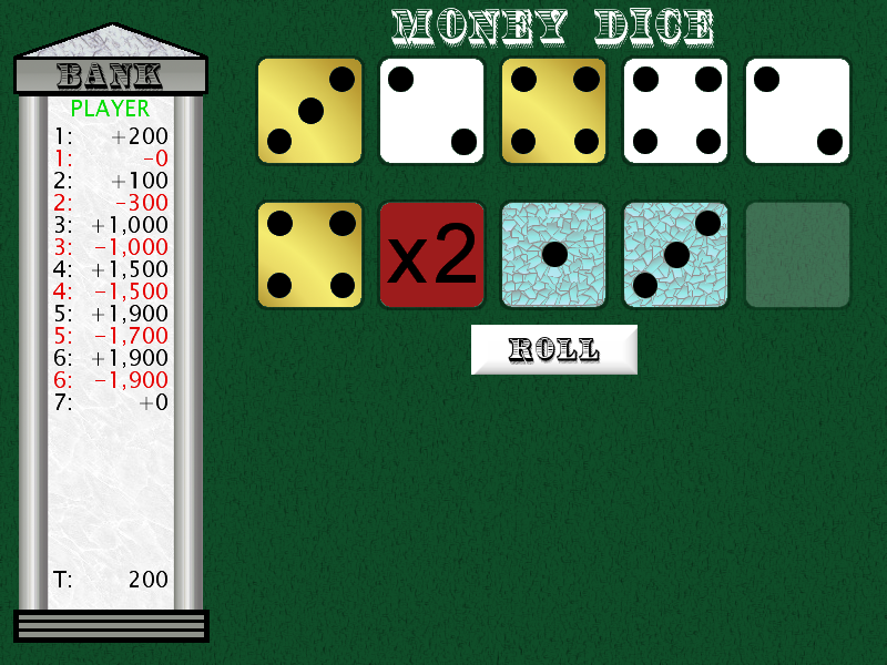 Money Dice Screenshot