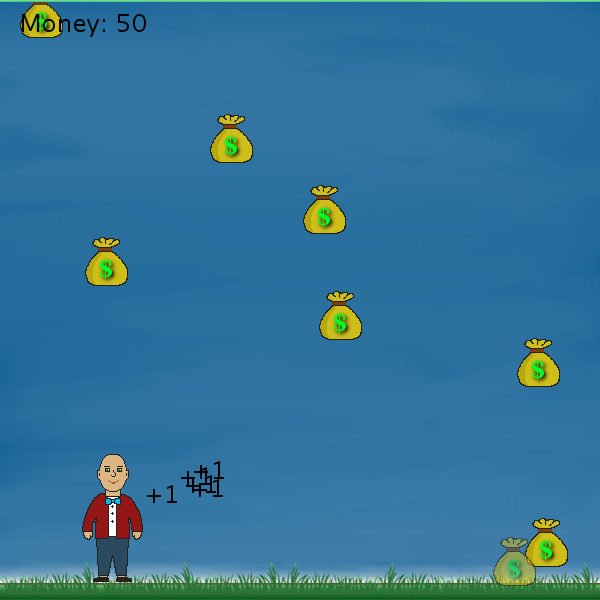 Raining Money Screenshot